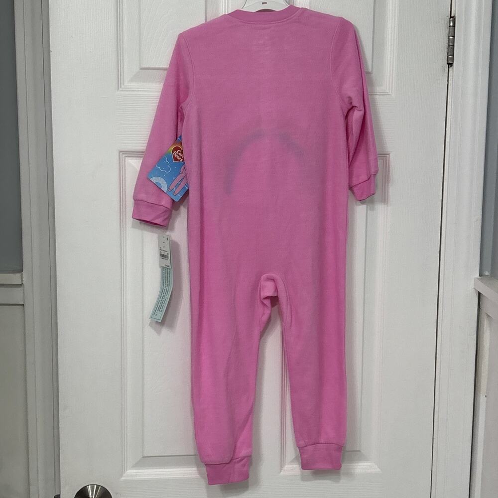 Care Bears Cheer Rainbow Bear Flame Resistant Romper Pajamas 3T NEW - Picture 6 of 6
